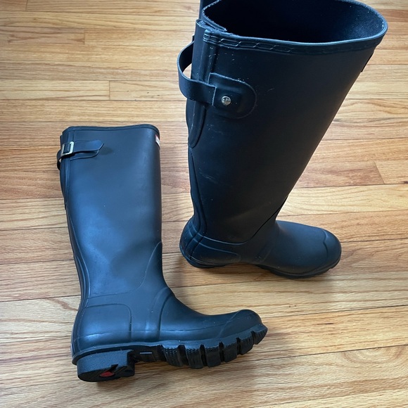 Hunter Women’s Original Rain Boot, black, size 6 - Picture 3 of 8
